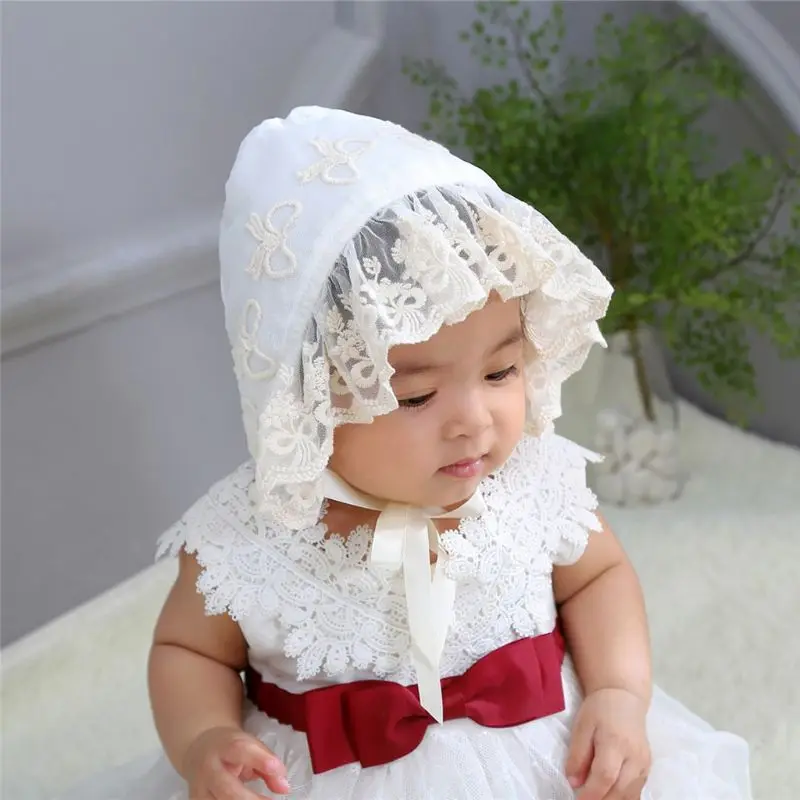 Lace Embroidery Cotton Baby Hat Vintage Infant Bonnet Hat for Girls Adjustable Photo Props Hat
Lace Embroidery Cotton Baby Hat Vintage Infant Bonnet Hat for Girls Adjustable Photo Props Hat
