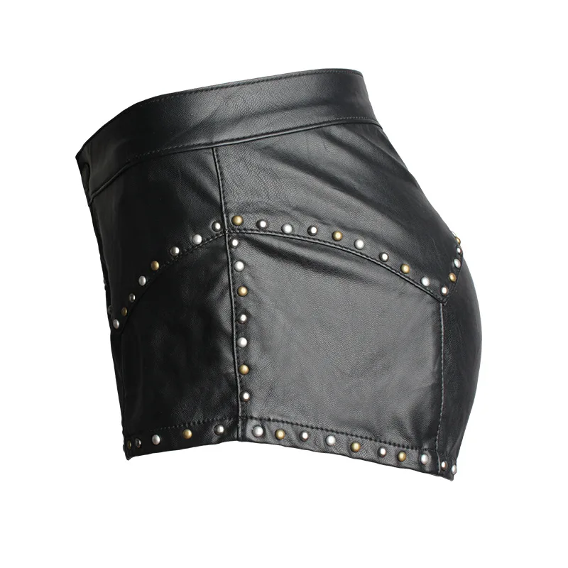 PU women shorts Rivet shorts women short feminino short jeans spodenki damskie pantaloncini donna korte broek vrouwen
PU women shorts Rivet shorts women short feminino short jeans spodenki damskie pantaloncini donna korte broek vrouwen