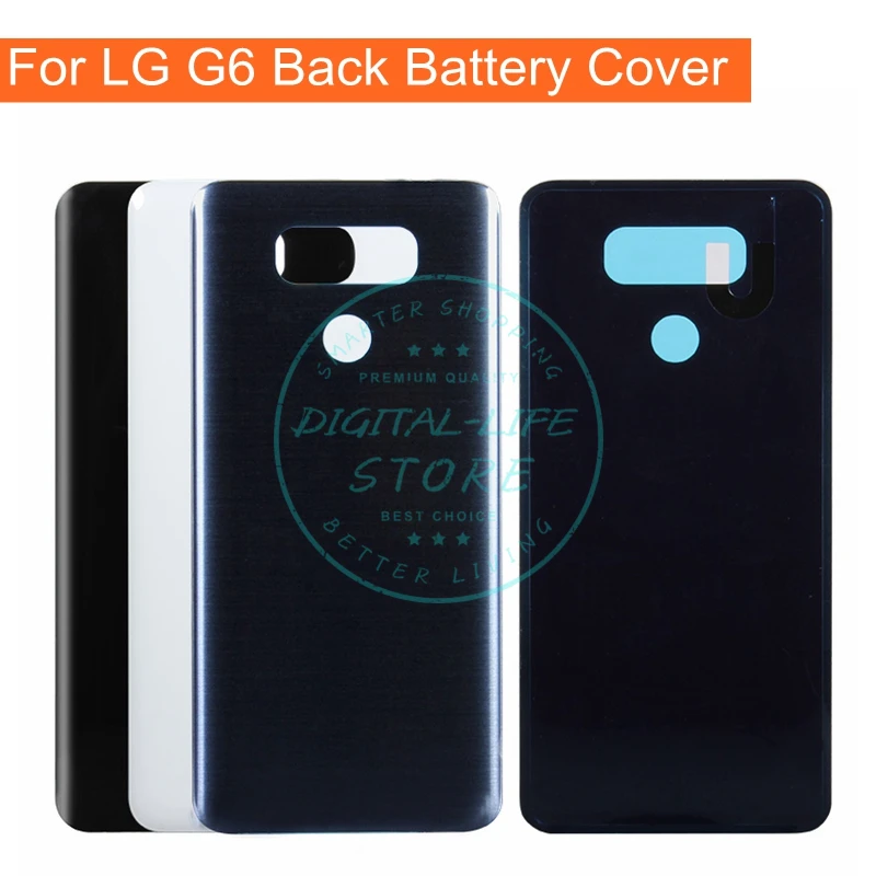 Для LG G6 H870 задняя крышка батарейного отсека стекло + пластиковый задний корпус H871