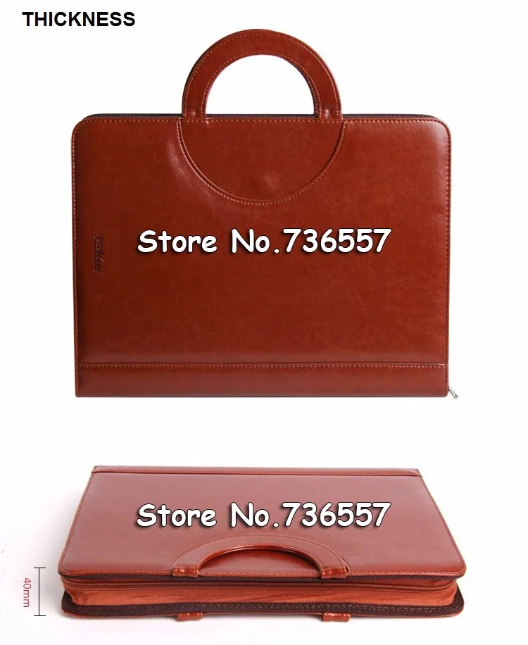 New A4 leather file folder business zipper leather portfilio manager document bag holder brief case with handle with calculater
New A4 leather file folder business zipper leather portfilio manager document bag holder brief case with handle with calculater