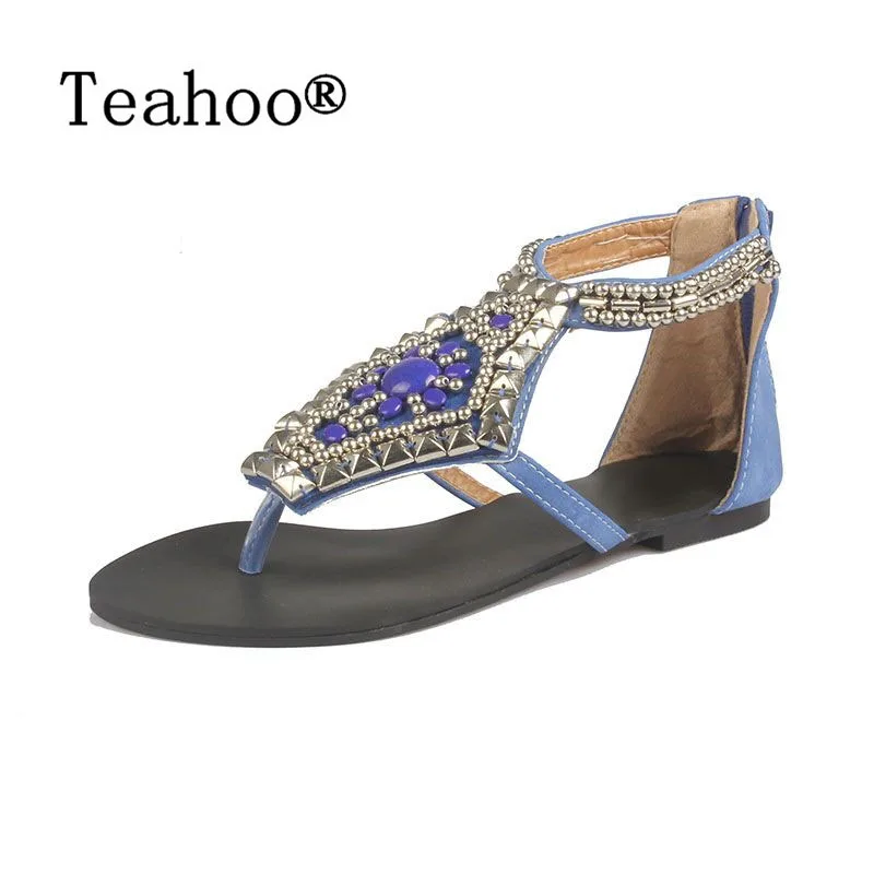 SUMMER STYLE Women Plus Size Sandals Size 35-40 New 2017 Nation Bohemia Rivet Flats Sandal Fretwork Beading Roman
SUMMER STYLE Women Plus Size Sandals Size 35-40 New 2017 Nation Bohemia Rivet Flats Sandal Fretwork Beading Roman