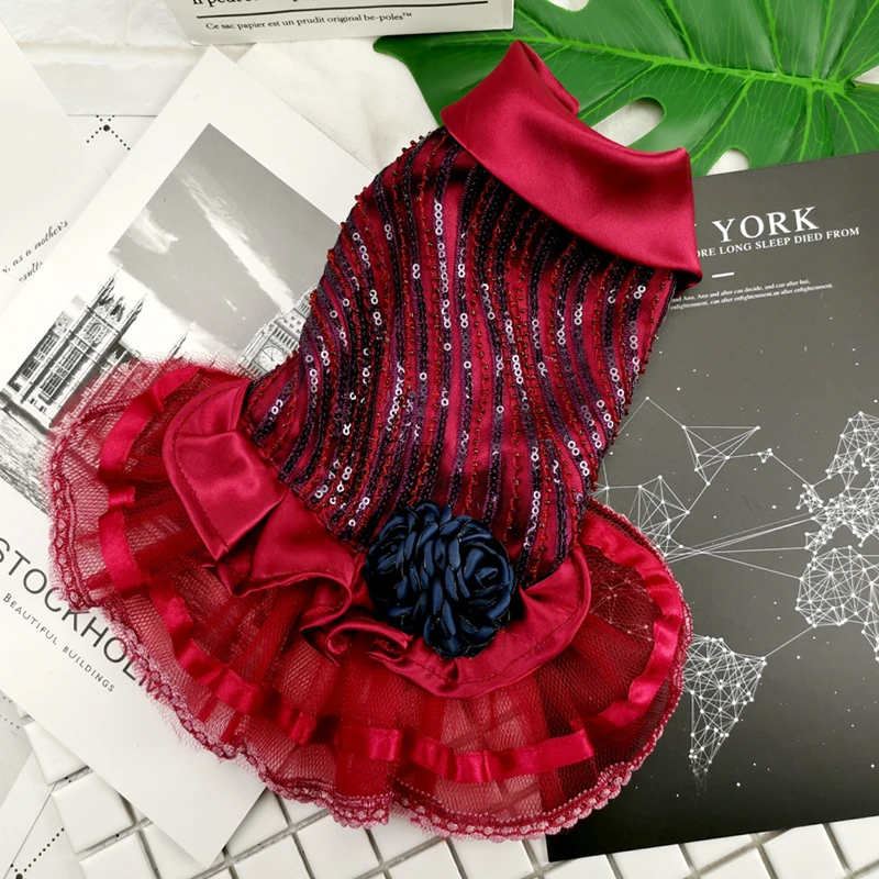 New Fashion Pet Dress Exquisite Flower Multi-layer Tassel Lace Noble Princess Dress Wedding Dress for Dogs and Cats Pet Supplies
New Fashion Pet Dress Exquisite Flower Multi-layer Tassel Lace Noble Princess Dress Wedding Dress for Dogs and Cats Pet Supplies