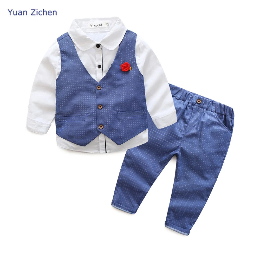 2018 Baby Boys Gentleman Suits Infant Newborns Stripe Boys Shirts Clothes Sets Kids Vest+Shirt+ Pant 3 Pcs Sets Children Suits
2018 Baby Boys Gentleman Suits Infant Newborns Stripe Boys Shirts Clothes Sets Kids Vest+Shirt+ Pant 3 Pcs Sets Children Suits