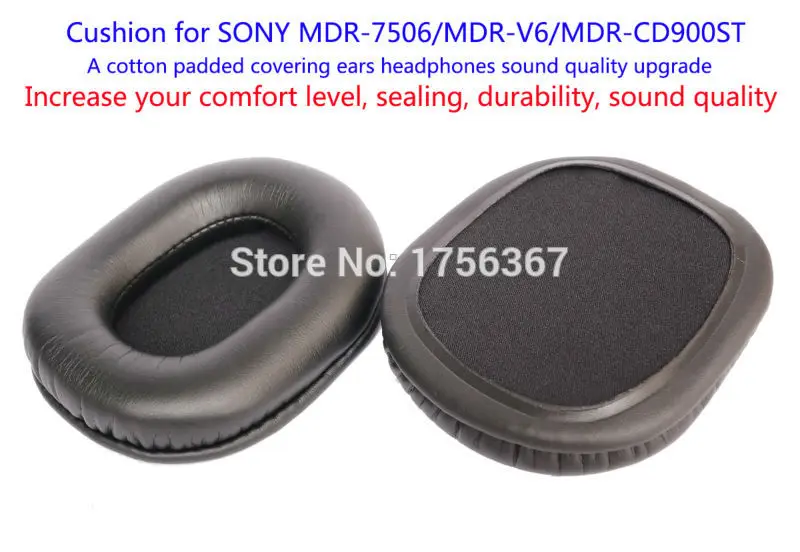 High quality Protein fur earcap upgrade replacement for Sony MDR-7506 MDR-V6 MDR-CD900ST Headset ( Improve the sound quality)
High quality Protein fur earcap upgrade replacement for Sony MDR-7506 MDR-V6 MDR-CD900ST Headset ( Improve the sound quality)