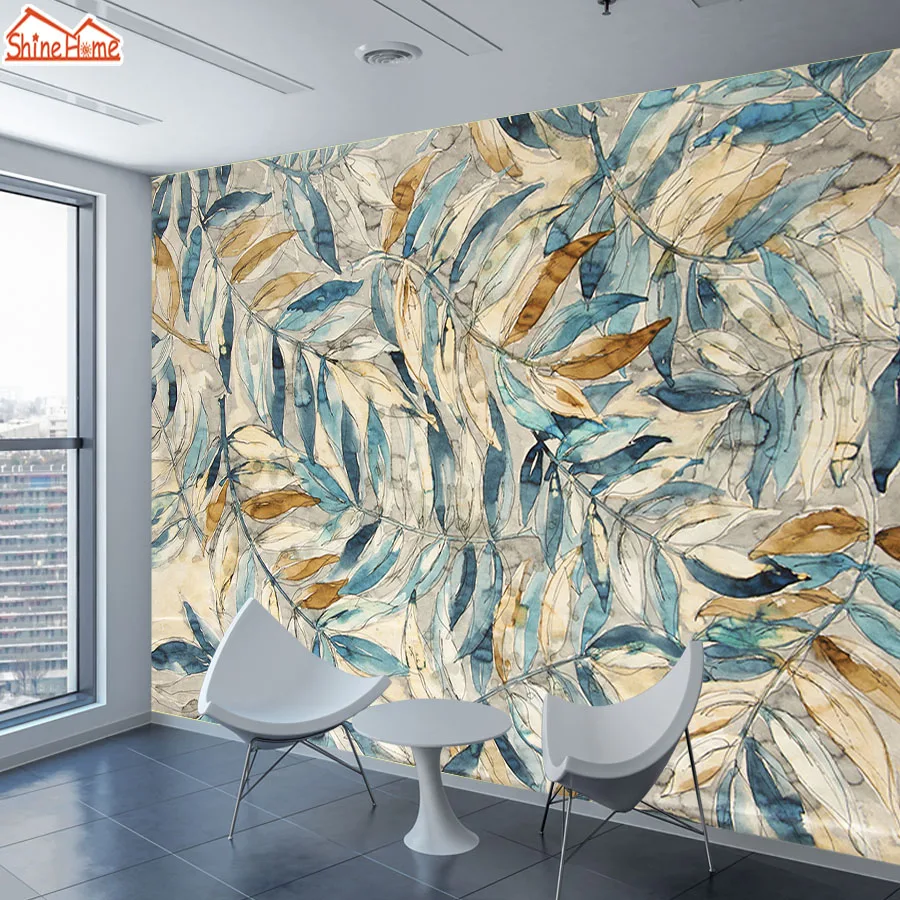 ShineHome-Custom Abstract Banana Leaf Bedroom Background Mural Rolls Wallpaper for walls 3 d Paper Wallpapers 3d Living Room
ShineHome-Custom Abstract Banana Leaf Bedroom Background Mural Rolls Wallpaper for walls 3 d Paper Wallpapers 3d Living Room