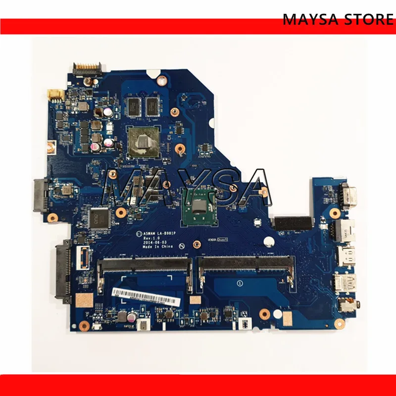 A5WAM LA B981P NBMQW11004 NBMQX11005 NBMQX11002 N2930 GT820M 2G материнская плата для Acer Aspire E5 511