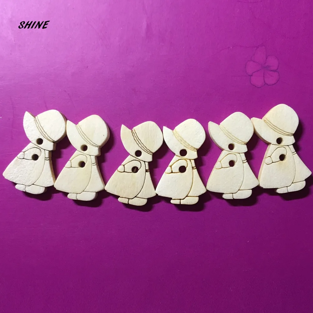 SHINE Wooden Sewing Buttons Scrapbooking Girl Natural Color Two Holes 25 x 15mm 30 PCs Costura Botones Decorate bottoni botoes
SHINE Wooden Sewing Buttons Scrapbooking Girl Natural Color Two Holes 25 x 15mm 30 PCs Costura Botones Decorate bottoni botoes