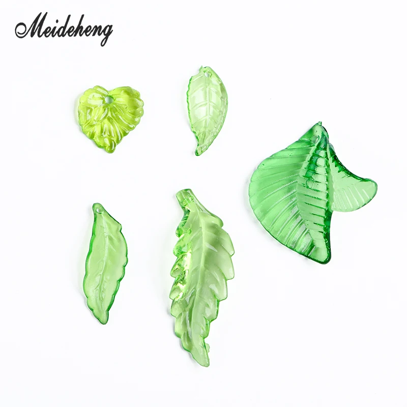Acrylic Green Transparent Leaves Beads For Jewelry Making DIY Handmade Home Decoration Crafts Accessories 5 Shapes for Choose
Acrylic Green Transparent Leaves Beads For Jewelry Making DIY Handmade Home Decoration Crafts Accessories 5 Shapes for Choose