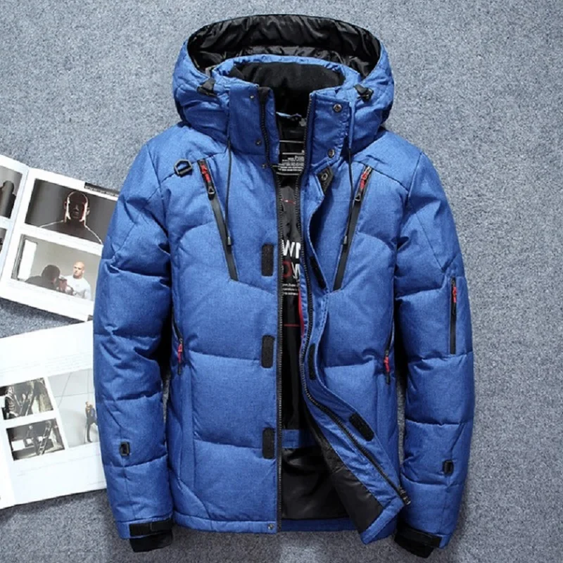 Hot Sale Windproof Down Jacket Men Warm Hooded Winter Jackets High Quality Smart Casual 90% White Down Coats Padded Jacket
Hot Sale Windproof Down Jacket Men Warm Hooded Winter Jackets High Quality Smart Casual 90% White Down Coats Padded Jacket