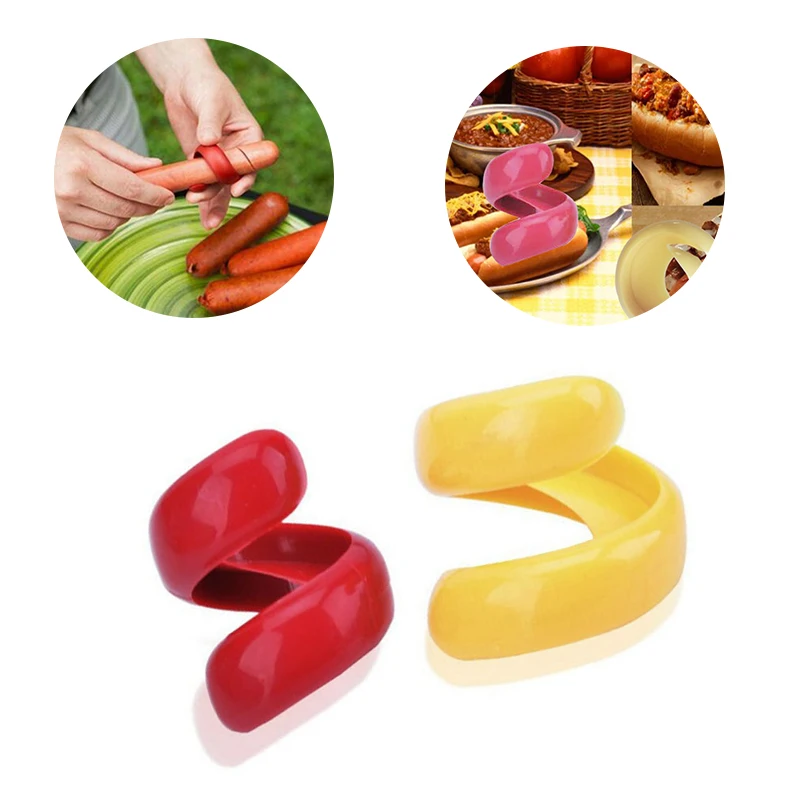 2PCs Manual Fancy Sausage Cutter Spiral Barbecue Hot Dogs Cutter Slicer kitchen Cutting Auxiliary Gadgets special Tools 11
2PCs Manual Fancy Sausage Cutter Spiral Barbecue Hot Dogs Cutter Slicer kitchen Cutting Auxiliary Gadgets special Tools 11