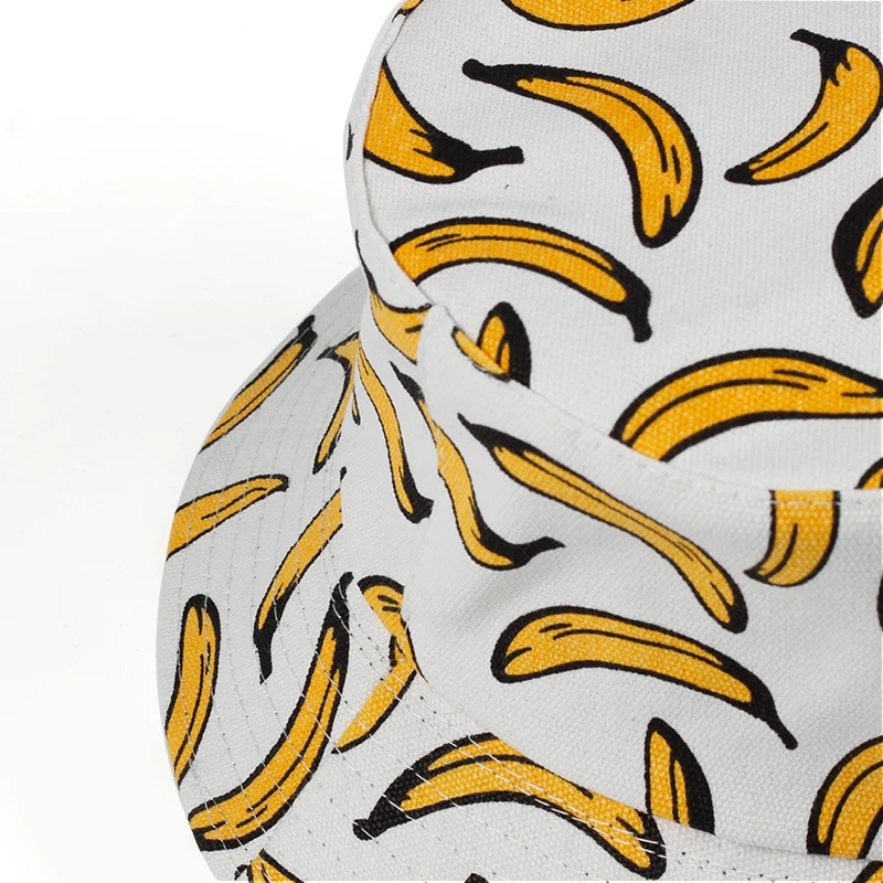 Women Casual Banana Print navy Bucket Hat 2018 Summer Men Foldable Beach Sunscreen Wide Brim Flat Top Sun bonnet
Women Casual Banana Print navy Bucket Hat 2018 Summer Men Foldable Beach Sunscreen Wide Brim Flat Top Sun bonnet
