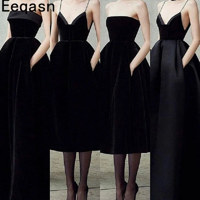 Elegant Black Velvet Cocktail Dress Knee Length Strapless A Line Women Party Gown Homecoming Graduation 2020 vestidos coptel
Elegant Black Velvet Cocktail Dress Knee Length Strapless A Line Women Party Gown Homecoming Graduation 2020 vestidos coptel