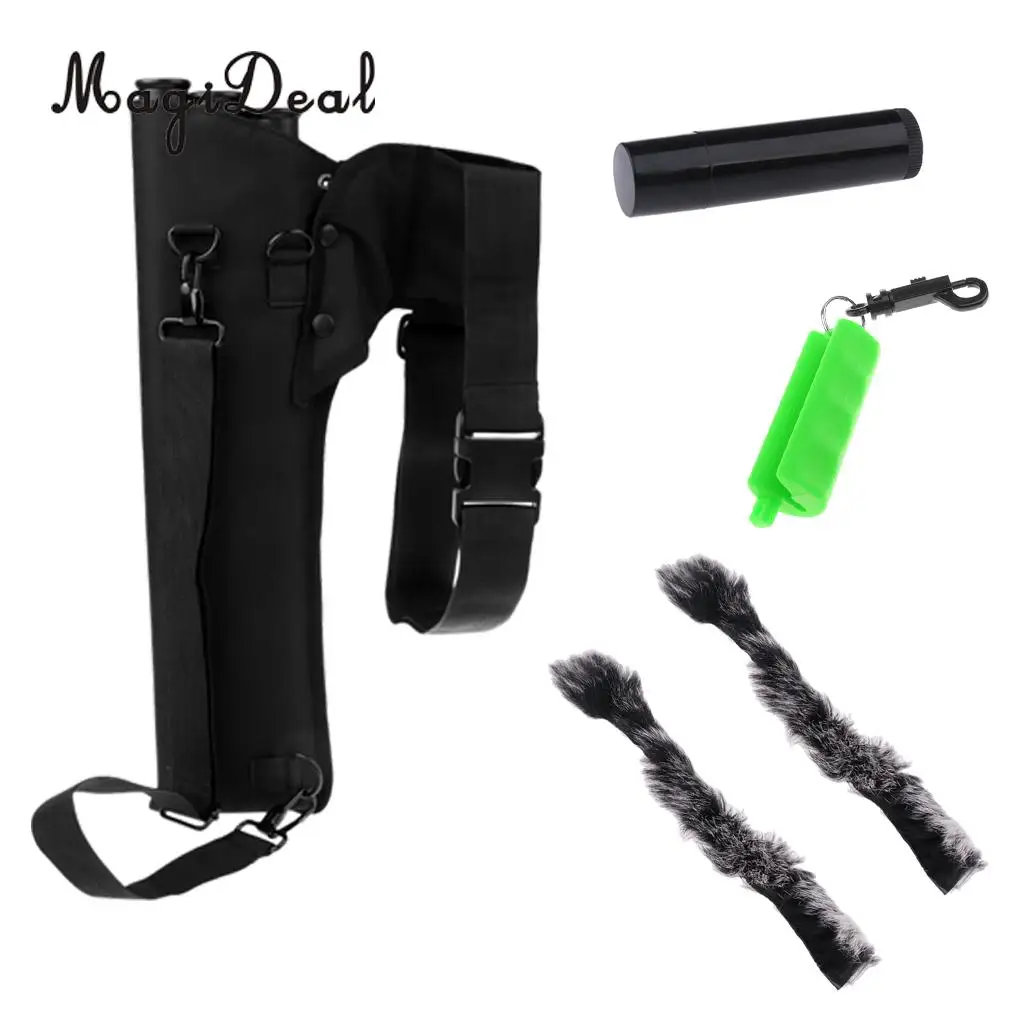 MagiDeal 3-Tube Arrow Back Quiver with Adjustable Shoulder Strap + Bowstring Wax + Arrow Puller + Bow String Silencer
MagiDeal 3-Tube Arrow Back Quiver with Adjustable Shoulder Strap + Bowstring Wax + Arrow Puller + Bow String Silencer