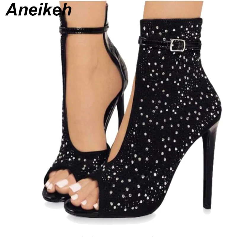 Aneikeh Crystal Sequins Women Pumps High Heels Brand Design Sexy Gladiator Rhinestone Buckle Strap Summer Party Shoes 41 42 43
Aneikeh Crystal Sequins Women Pumps High Heels Brand Design Sexy Gladiator Rhinestone Buckle Strap Summer Party Shoes 41 42 43