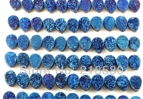 H-DCB14 25pcs Mystical Blue Titanium Quartz Drusy Druzy Cabochon Beads Pear Shape Bead 13mmx18mm
H-DCB14 25pcs Mystical Blue Titanium Quartz Drusy Druzy Cabochon Beads Pear Shape Bead 13mmx18mm