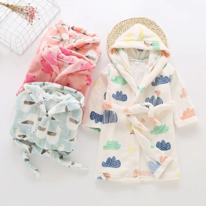 Children Bathrobe 2 3 4 5 6 7 Y Baby Robes Flannel Animal Print Hooded Winter Warm Soft Cartoon Pattern Nightwear Kids Sleepwear
Children Bathrobe 2 3 4 5 6 7 Y Baby Robes Flannel Animal Print Hooded Winter Warm Soft Cartoon Pattern Nightwear Kids Sleepwear