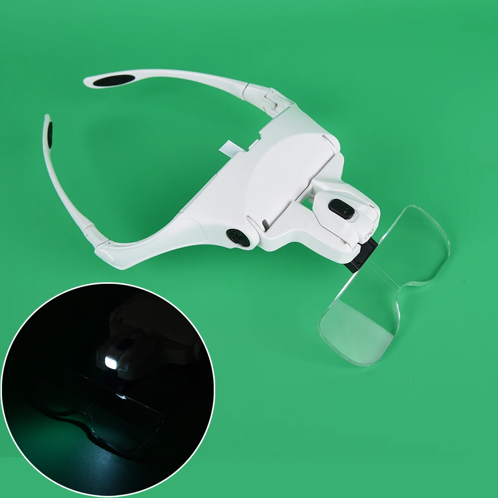 High Quality 1Set Headband Eye Magnification Goggles Magnifying Glasses With LED Light For Beauty Tattoo Graft Eyelash
High Quality 1Set Headband Eye Magnification Goggles Magnifying Glasses With LED Light For Beauty Tattoo Graft Eyelash