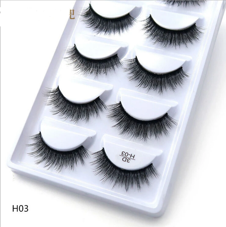 NEW 5 pairs natural long false eyelashes fluffy 3d mink lashes make up 100% cruelty free fake eyelash faux cils
NEW 5 pairs natural long false eyelashes fluffy 3d mink lashes make up 100% cruelty free fake eyelash faux cils