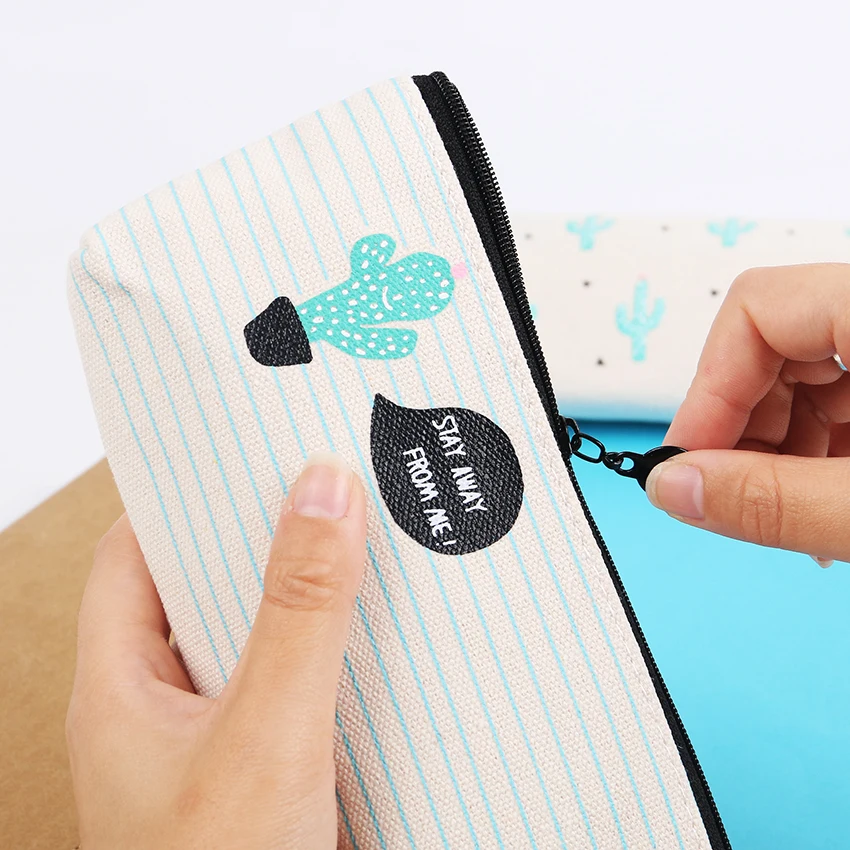 1PC Cactus Pencil Case Canvas School Supplies Kawaii Stationery School Cute Pencil Box Pencil Case
1PC Cactus Pencil Case Canvas School Supplies Kawaii Stationery School Cute Pencil Box Pencil Case