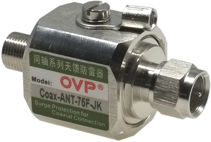 Cable TV Lightning Protection Household Antenna Lightning Arrester Television Lightning Protection Equipment Surge Protector
Cable TV Lightning Protection Household Antenna Lightning Arrester Television Lightning Protection Equipment Surge Protector