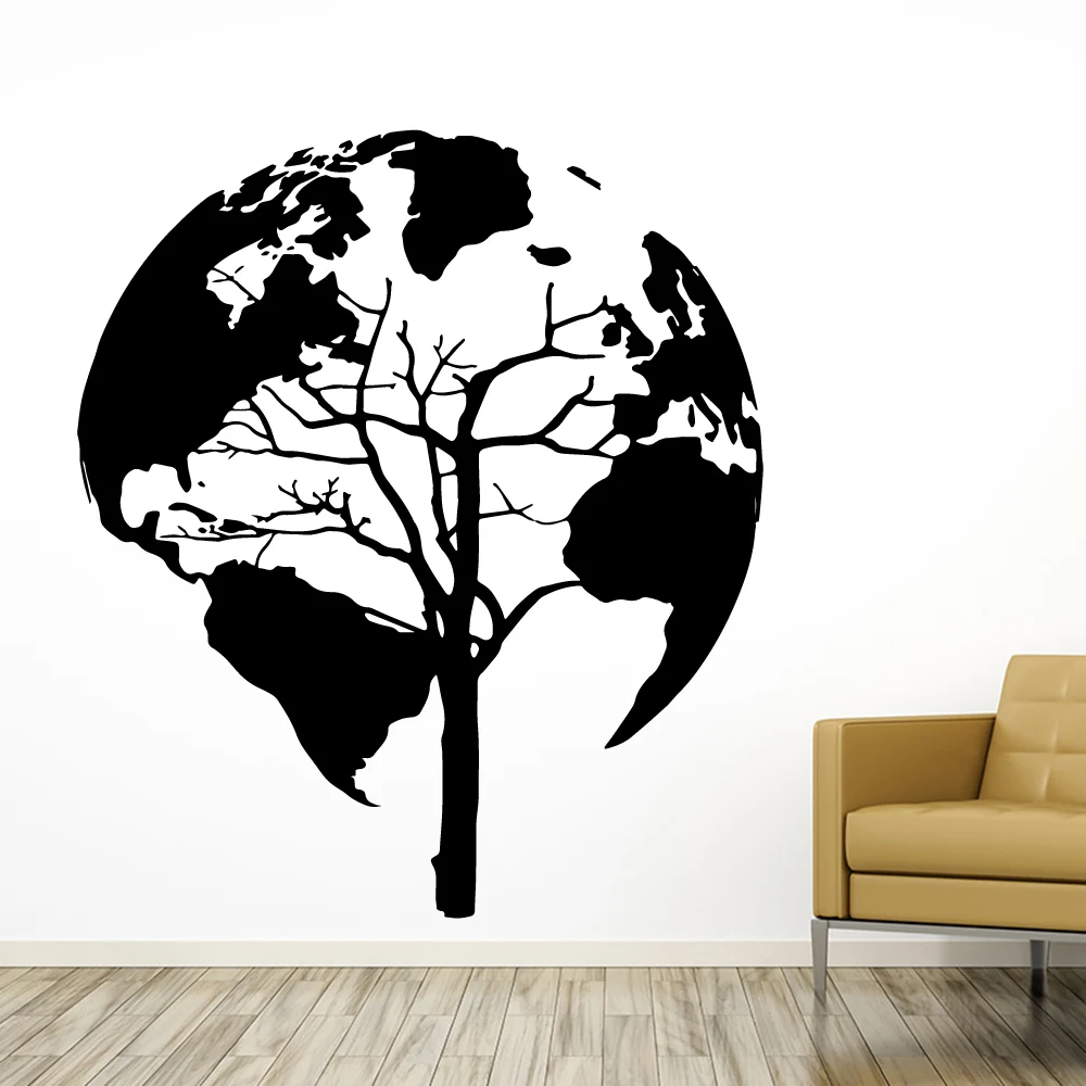 New arrival DIY Vinyl World Map Wall Sticker Tree Pvc sticker for bedroom Decor Pvc Home living room Decoration
New arrival DIY Vinyl World Map Wall Sticker Tree Pvc sticker for bedroom Decor Pvc Home living room Decoration