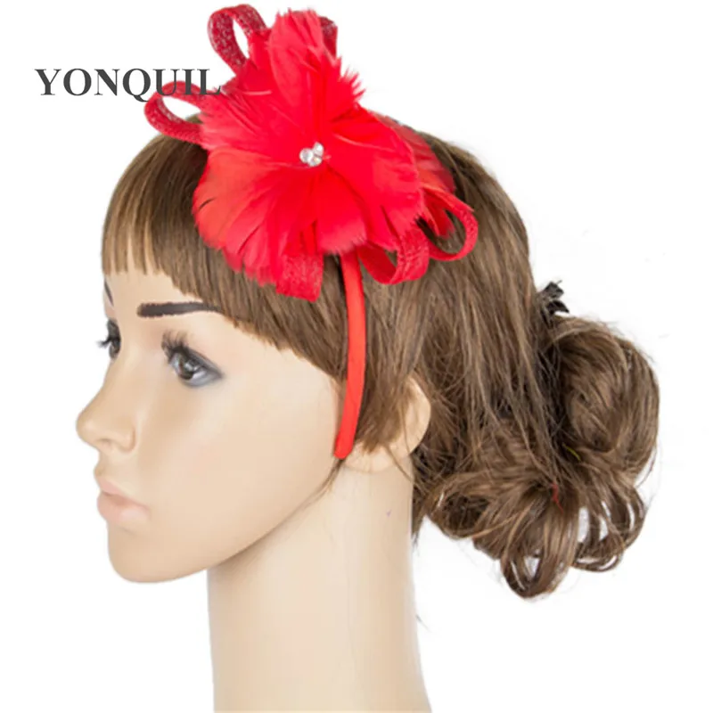 Wedding Bride Feather Flower Headbands Hair Clips Girls Cute Fascinator Hats Simplicy Party Hat To Be Customized Headdress
Wedding Bride Feather Flower Headbands Hair Clips Girls Cute Fascinator Hats Simplicy Party Hat To Be Customized Headdress
