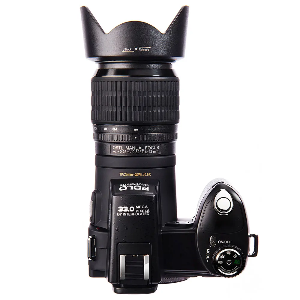 Цифровая камера PROTAX D7100 33 мегапиксельная FHD зеркальная фотокамера 24x телефото и