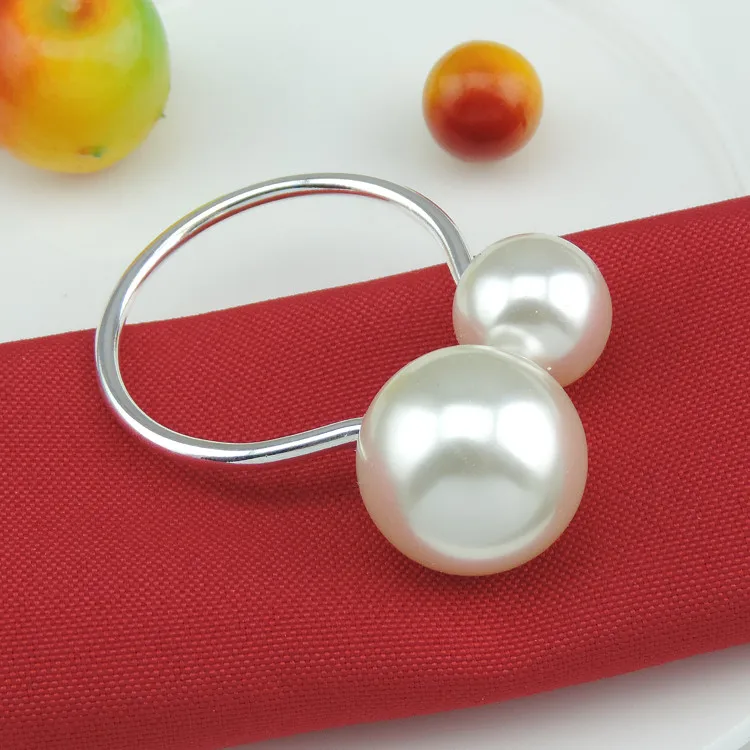 100pcs Simple creative decorative napkin ring towel ring metal large pearls napkin buckle Hotel wedding banquet table decoration
100pcs Simple creative decorative napkin ring towel ring metal large pearls napkin buckle Hotel wedding banquet table decoration