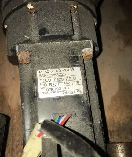 Servo motor SGM-02A3G26 , Used one , 90% appearance new , 3 months warranty , fastly shipping
Servo motor SGM-02A3G26 , Used one , 90% appearance new , 3 months warranty , fastly shipping