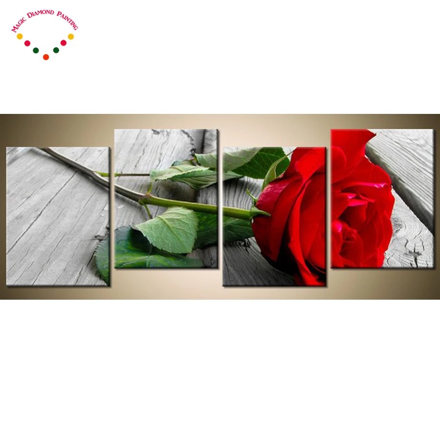 4pcs 5D Diy spuare round diamond painting Rose crystal Painting diamonds Red rose flower decorative diy diamond embroidery kits
4pcs 5D Diy spuare round diamond painting Rose crystal Painting diamonds Red rose flower decorative diy diamond embroidery kits