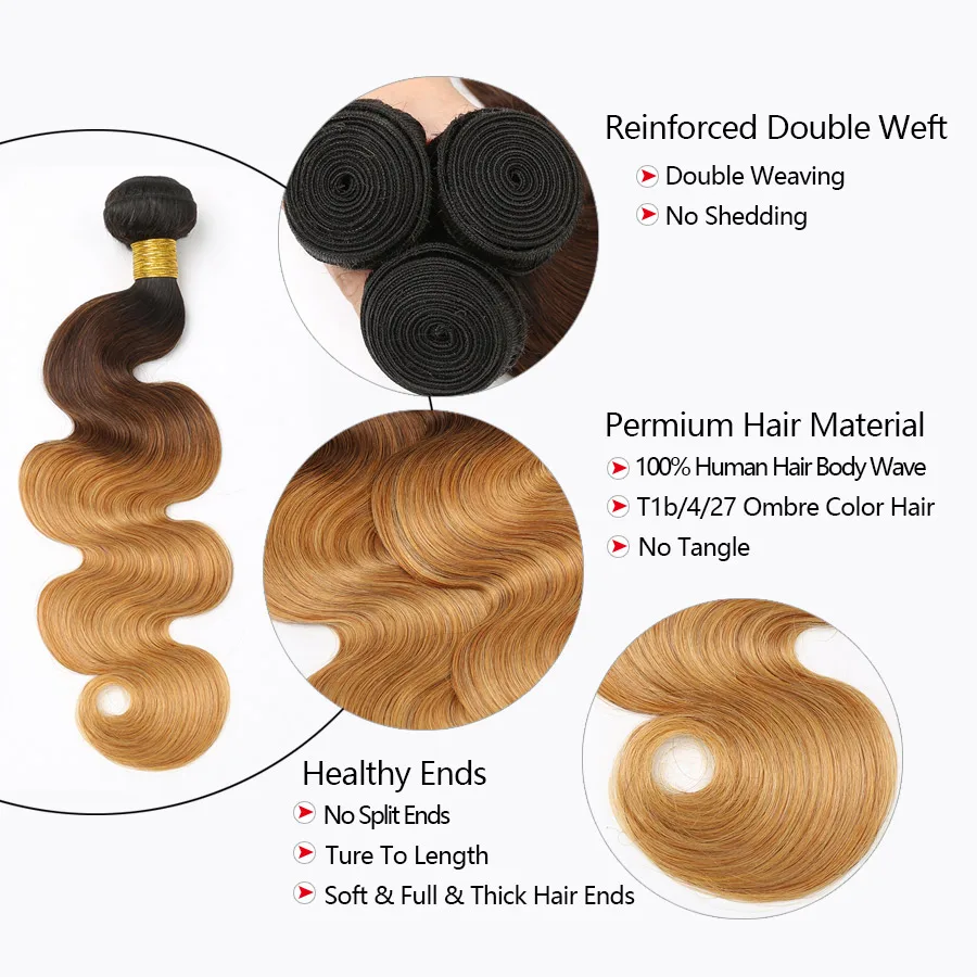 1B 27 Ombre Honey Blonde Bundles With Closure Body Wave Brazilian Hair Weave Bundles With Closure RXY T 1B 4 27 Hair Non Remy
1B 27 Ombre Honey Blonde Bundles With Closure Body Wave Brazilian Hair Weave Bundles With Closure RXY T 1B 4 27 Hair Non Remy