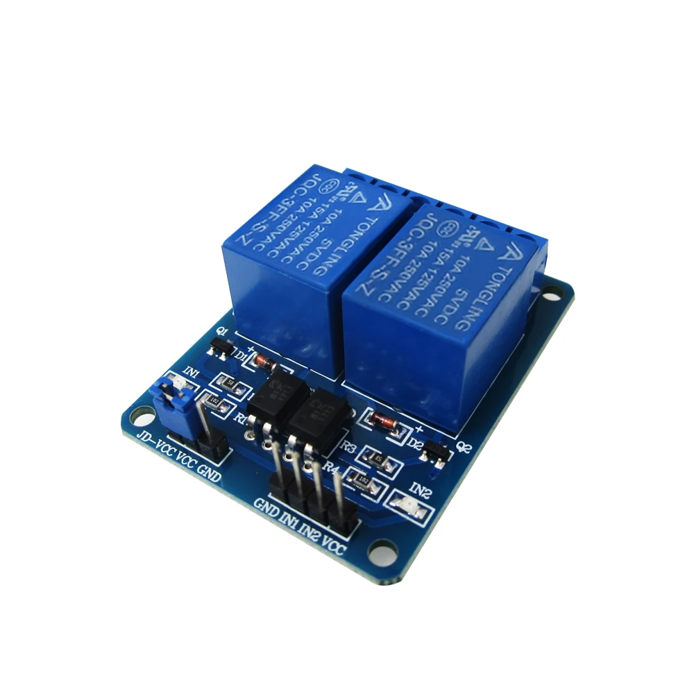 HAILANGNIAO 10pcs 2-channel New 2 channel relay module relay expansion board 5V low level triggered 2-way relay module
HAILANGNIAO 10pcs 2-channel New 2 channel relay module relay expansion board 5V low level triggered 2-way relay module