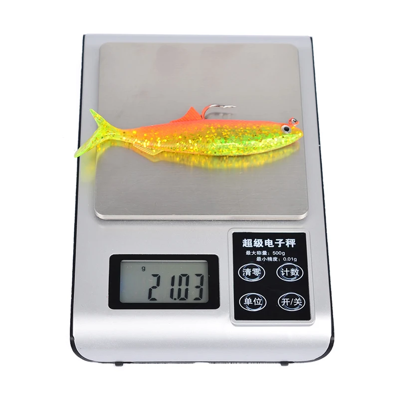 Vissen Floating Jig Wobblers Silicon Rubber Lure 10cm/21g 5pcs Sea Fishing Lures Soft Bait Lead Fish food Fishing Tackle
Vissen Floating Jig Wobblers Silicon Rubber Lure 10cm/21g 5pcs Sea Fishing Lures Soft Bait Lead Fish food Fishing Tackle