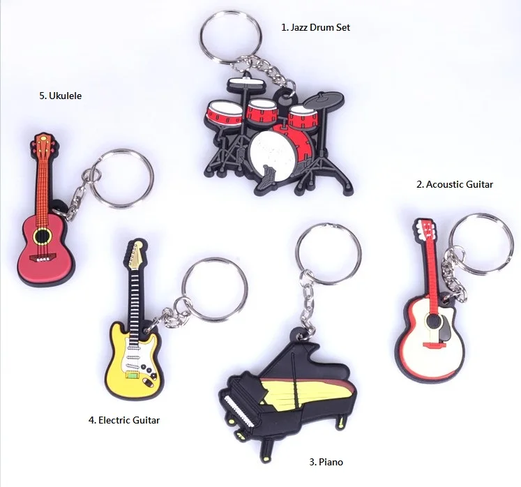 Musical Instrument Collection Souvenir Keychain Guitar, Ukulele, Drum, Saxophone, Piano, Violin, Cello, Mandolin, Keyring
Musical Instrument Collection Souvenir Keychain Guitar, Ukulele, Drum, Saxophone, Piano, Violin, Cello, Mandolin, Keyring