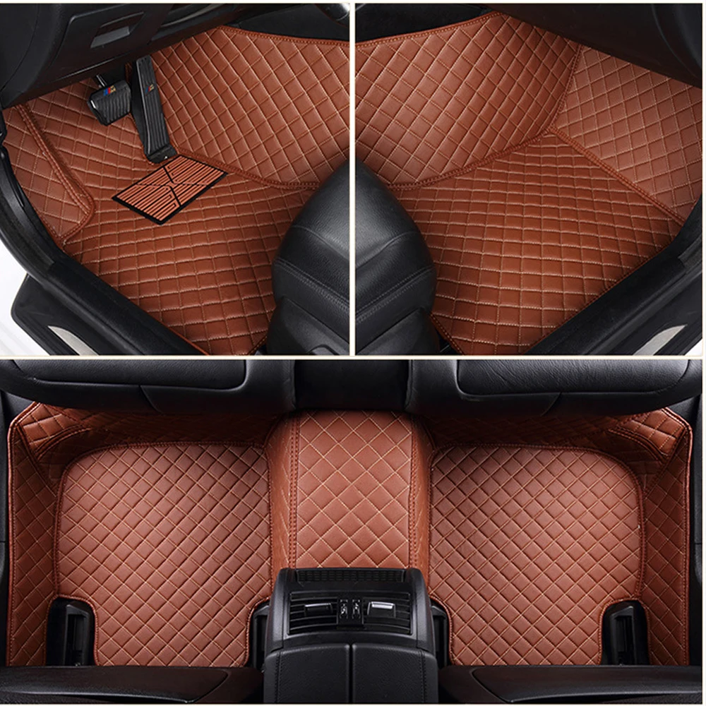 Car floor mats for Volkswagen Beetle CC Eos Golf Jetta Passat Tiguan Touareg sharan 5D car-styling carpet liner | Автомобили и