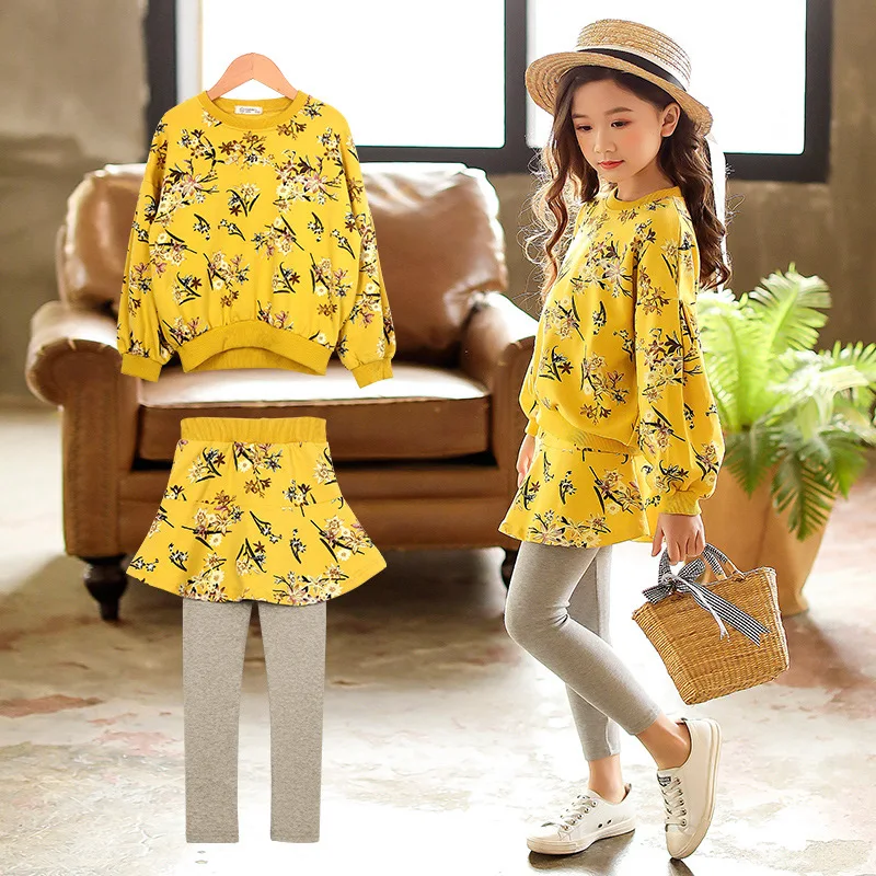 Binhbet Girls Clothes Children Clothing Set Cotton Sweatshirt + Pants Two-Piece Casual Floral Kids Girls Clothes Suit 6 8 10 12
Binhbet Girls Clothes Children Clothing Set Cotton Sweatshirt + Pants Two-Piece Casual Floral Kids Girls Clothes Suit 6 8 10 12