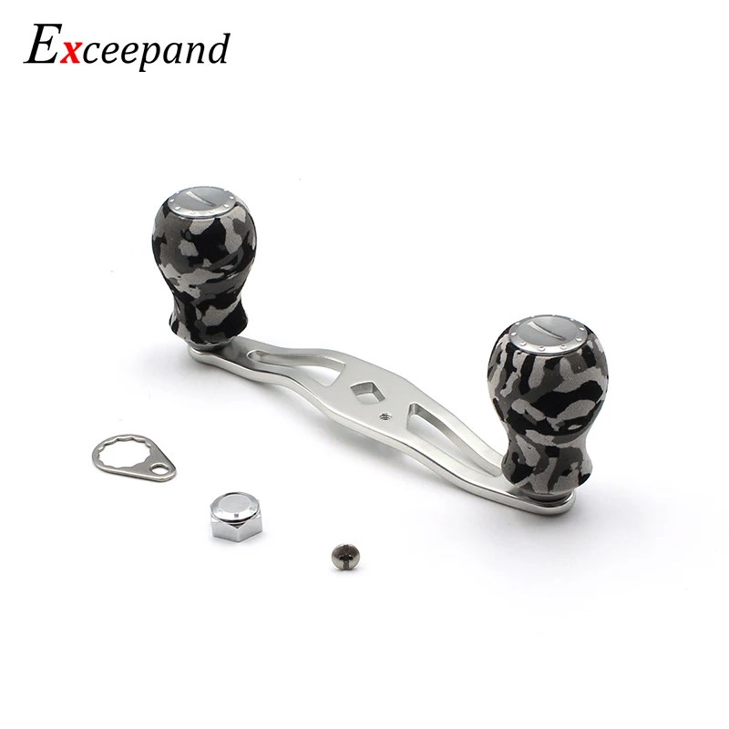 Excepand круглая серая камуфляжная ручка для рыболовной катушки Abu Garcia Daiwa