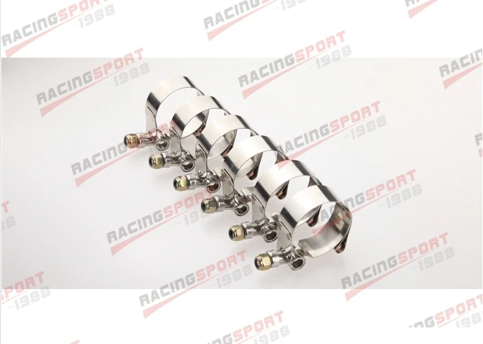 6PCS 3" inch 79/87mm Turbo Pipe Hose Coupler T-bolt Clamp clamps Stainless Steel
6PCS 3" inch 79/87mm Turbo Pipe Hose Coupler T-bolt Clamp clamps Stainless Steel
