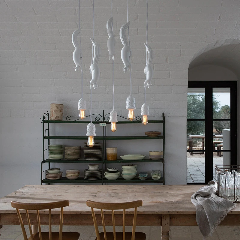 Scandinavian Modern Pendant Lights Resin Fancy Art Squirre Deco Hanging Lamp For Children Room Restaurant Bar Livingroom Retro
Scandinavian Modern Pendant Lights Resin Fancy Art Squirre Deco Hanging Lamp For Children Room Restaurant Bar Livingroom Retro