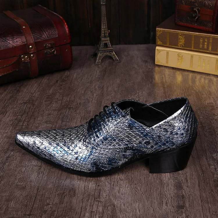 Zapatos Hombre Formal Korean Version of the Trend of High-heeled Pointed Shoes Iron Head Men's Shoes
Zapatos Hombre Formal Korean Version of the Trend of High-heeled Pointed Shoes Iron Head Men's Shoes