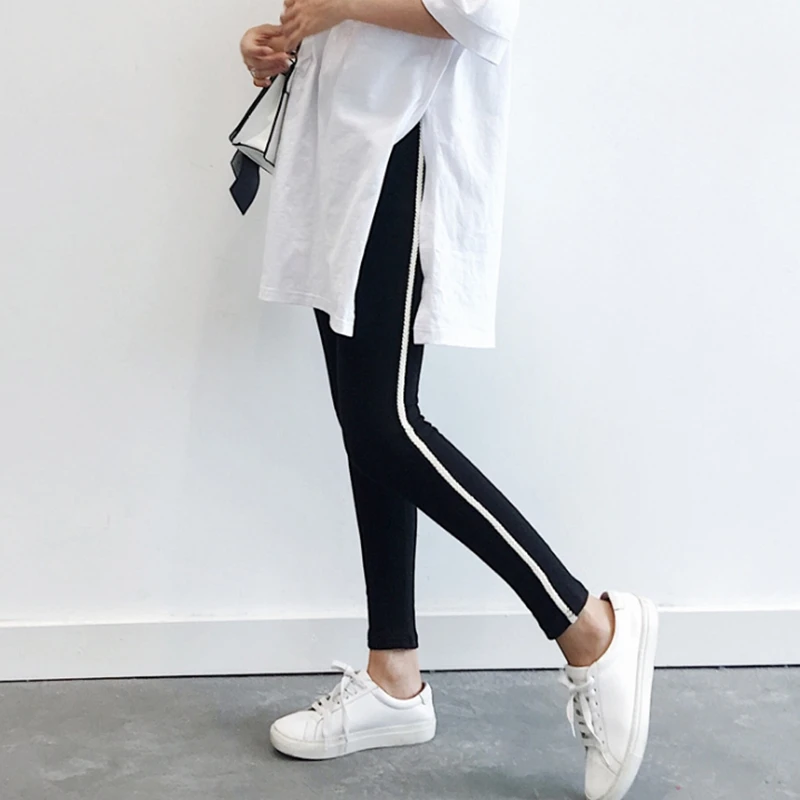 JIANWEILI Leggings women gothic legging Spring and Autumn leggins fitness Ankle-Length thin trousers legins | Женская одежда