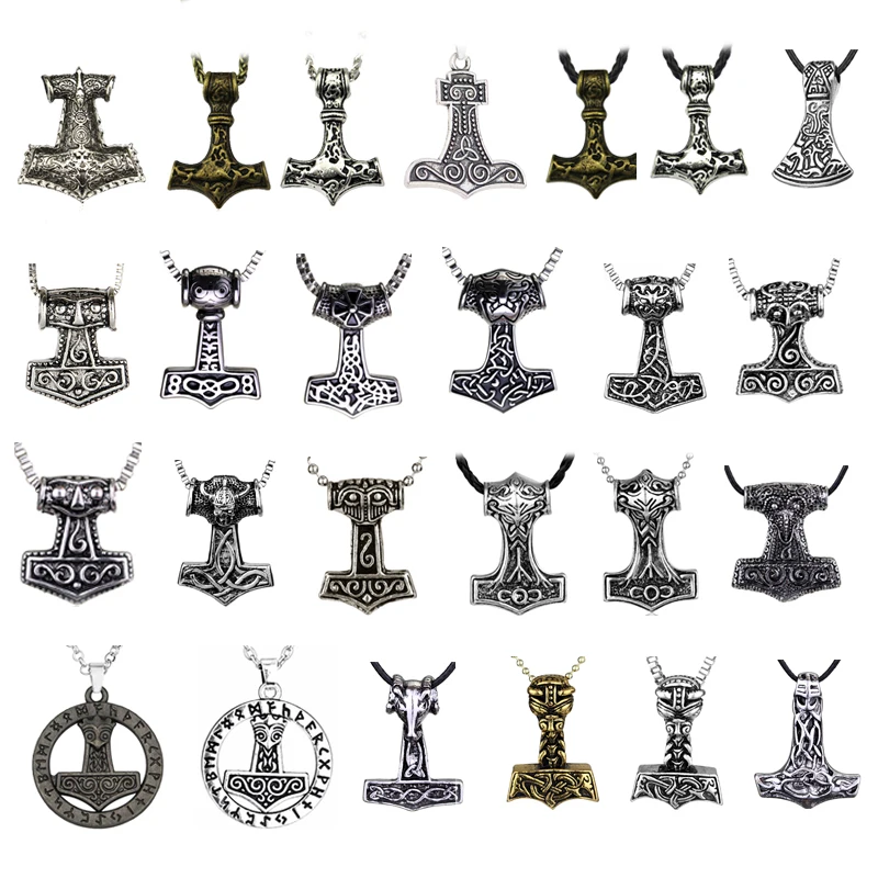 35 StyleS Necklace MJOLNIR NORSE VIKING GOD Pendant MYTHOLOGY New Pendant Jewelry for Women Men Gifts
35 StyleS Necklace MJOLNIR NORSE VIKING GOD Pendant MYTHOLOGY New Pendant Jewelry for Women Men Gifts