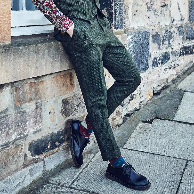 53% Wool Brand Men Clothing 2018 high quality mens casual suit pants trousers slim green wedding groom business office pants
53% Wool Brand Men Clothing 2018 high quality mens casual suit pants trousers slim green wedding groom business office pants