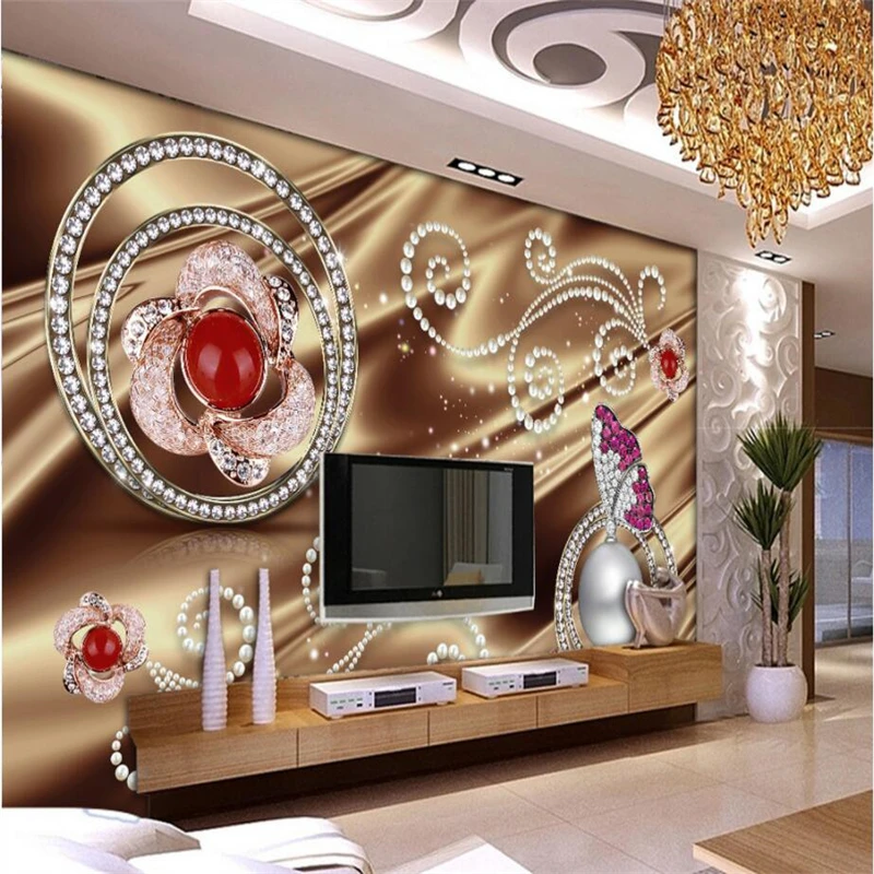 beibehang Wallpaper Mural custom living room bedroom 3D dark beautiful silk jewelry mural TV background wall settled decoration
beibehang Wallpaper Mural custom living room bedroom 3D dark beautiful silk jewelry mural TV background wall settled decoration