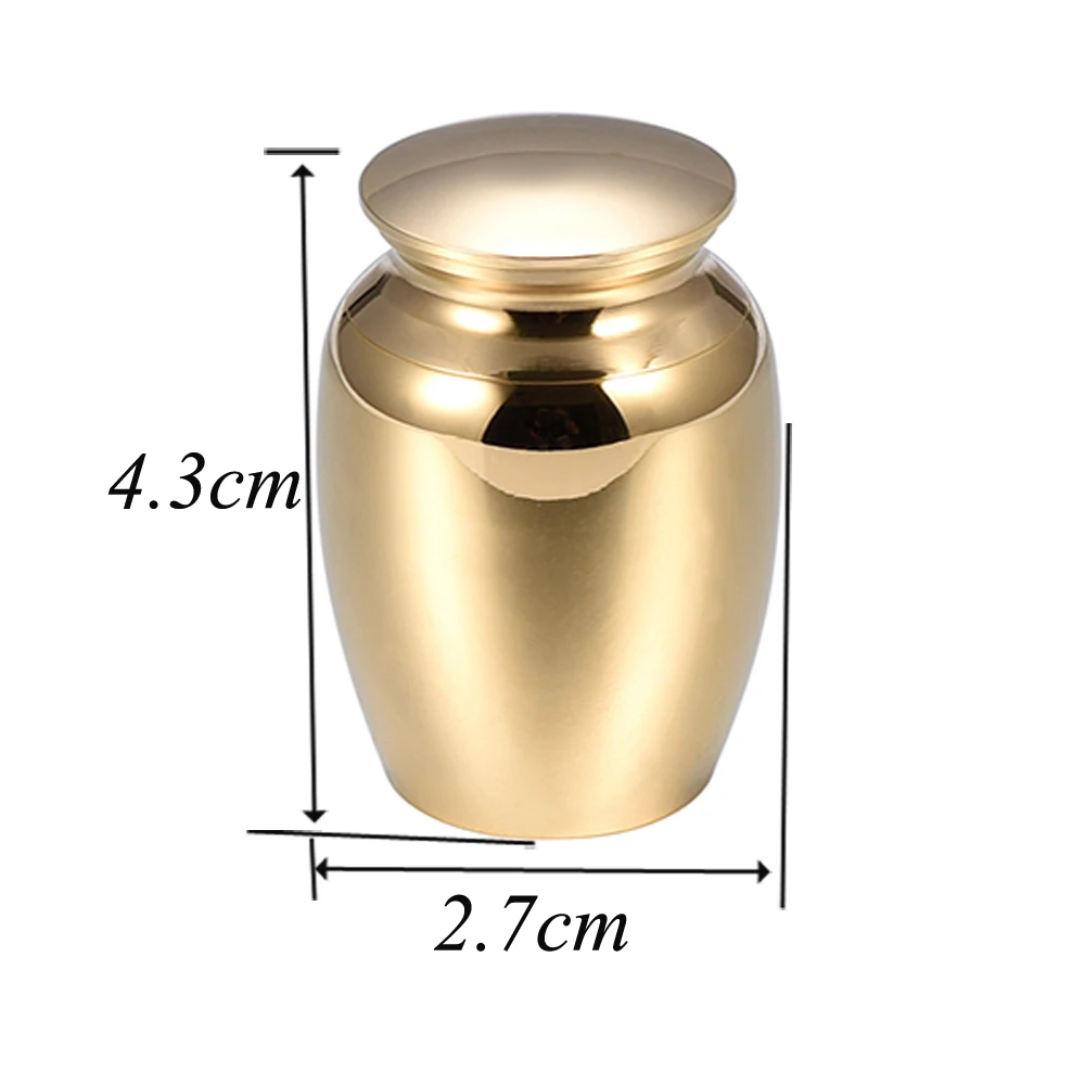 Cremation Urns for Ashes 43*27mm High Grade Stainless Steel Keepsake Funeral Urns Multicolor Engravable 029
Cremation Urns for Ashes 43*27mm High Grade Stainless Steel Keepsake Funeral Urns Multicolor Engravable 029
