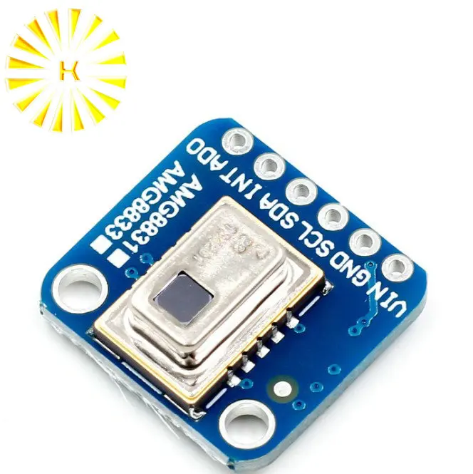 AMG8833 IR 8*8 Thermal Imager Array Temperature Sensor Module 8x8 Infrared Camera Sensor Connector
AMG8833 IR 8*8 Thermal Imager Array Temperature Sensor Module 8x8 Infrared Camera Sensor Connector