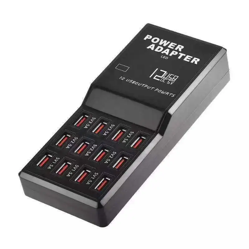 Многофункциональный 12 портовый USB зарядная станция концентратор Настольный