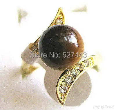 Wholesale FREE SHIPP Real Natural Tigereye Tiger's Eye Opal Stone Golden Crystal Ring Size: 7.8.9
Wholesale FREE SHIPP Real Natural Tigereye Tiger's Eye Opal Stone Golden Crystal Ring Size: 7.8.9
