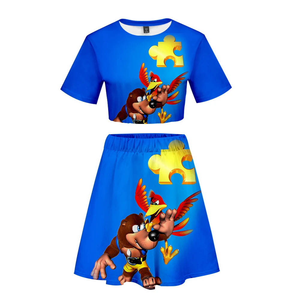 Banjo Kazooie 3D Printed Women Two Piece Set Casual Summer Crop Top+Skirt Hot Sale 2019 Trendy Streetwear Clothes
Banjo Kazooie 3D Printed Women Two Piece Set Casual Summer Crop Top+Skirt Hot Sale 2019 Trendy Streetwear Clothes