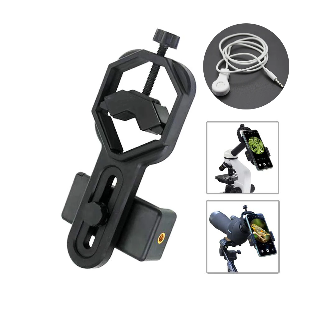 Cellphone Telescope Adapter Mount Universal Phone Scope Mount for Spotting Scope Telescope Microscope Monocular Binocular
Cellphone Telescope Adapter Mount Universal Phone Scope Mount for Spotting Scope Telescope Microscope Monocular Binocular